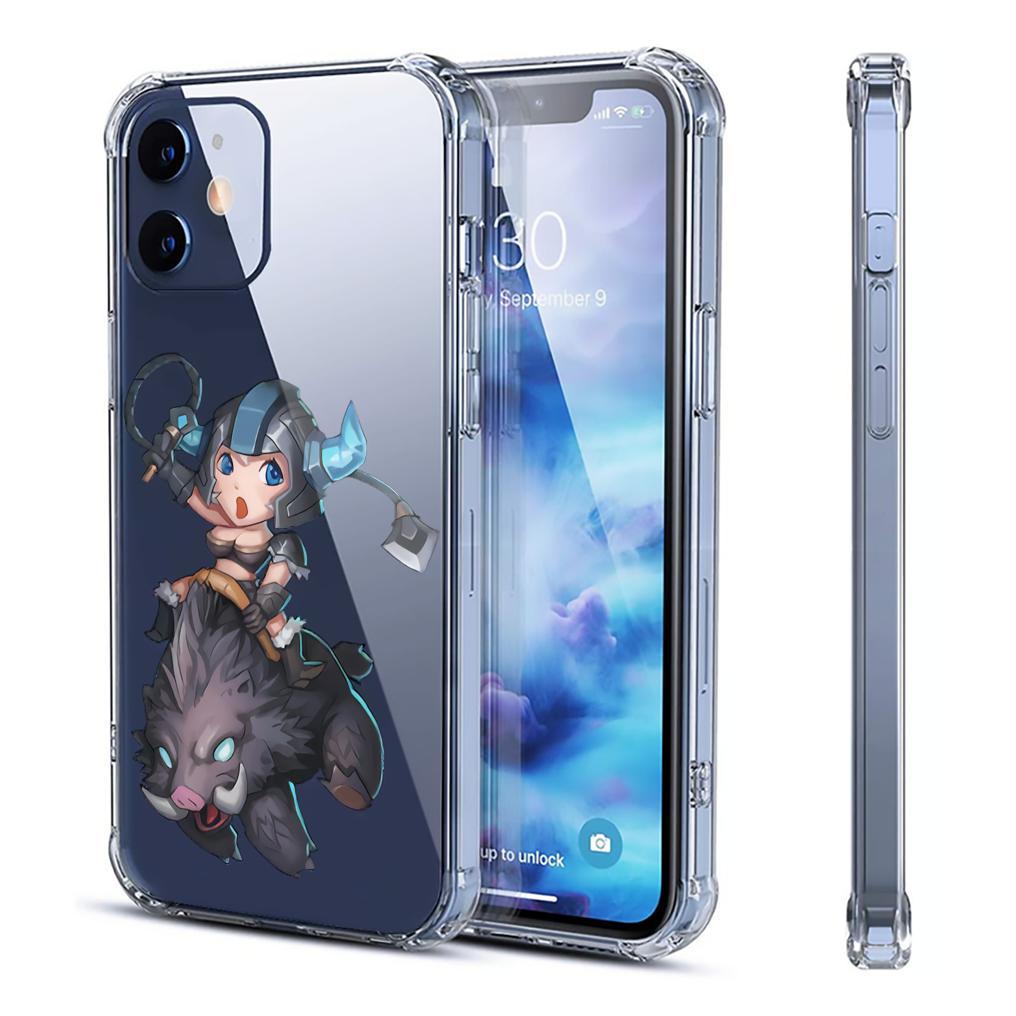 （画像用） リーグ・オブ・レジェンド League of Legends LOL 【iPhone 12シリーズ対応】透明スマホケース（クリアソフトケース）